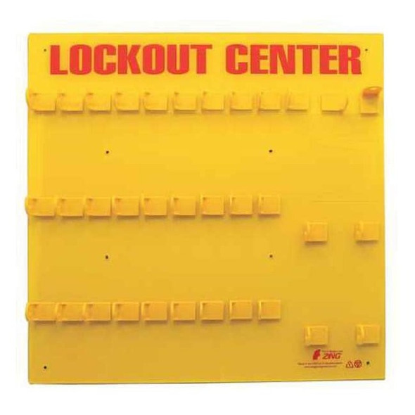 Zing Lockout Board,Unfilled,23-1/2 In W 7116E