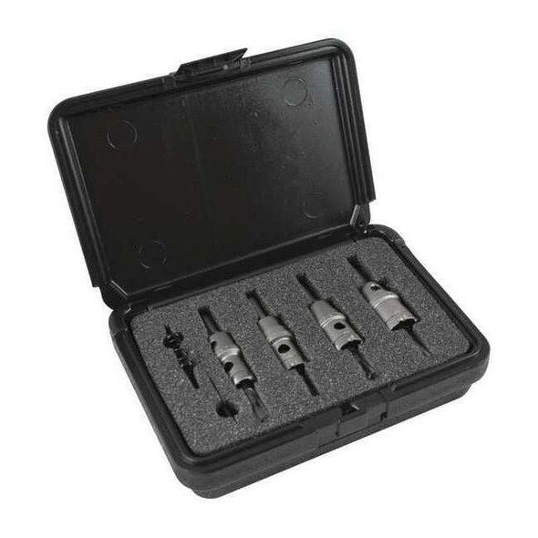 Morse Hole Cutter Kit,7 Pieces,4 Teeth CTD01
