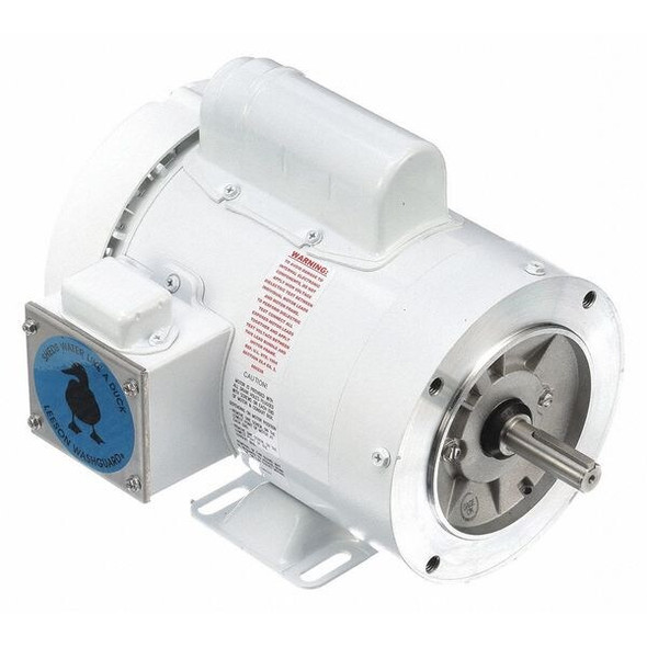 Leeson Washdown Motor,1 HP,Face/Base,12-1/8in.L 112529.00