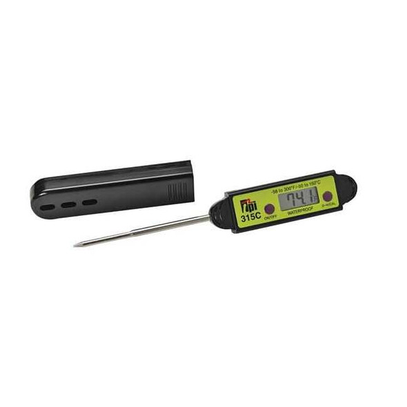 2-7/8" Stem Digital Pocket Thermometer, -58 Degrees to 300 Degrees F