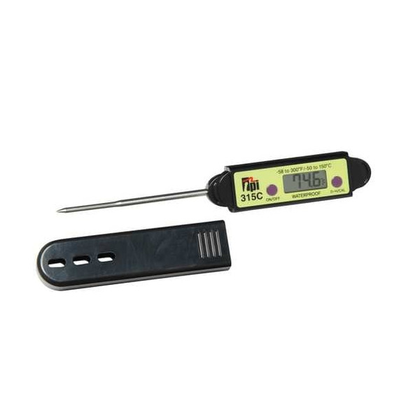 2-7/8" Stem Digital Pocket Thermometer, -58 Degrees to 300 Degrees F