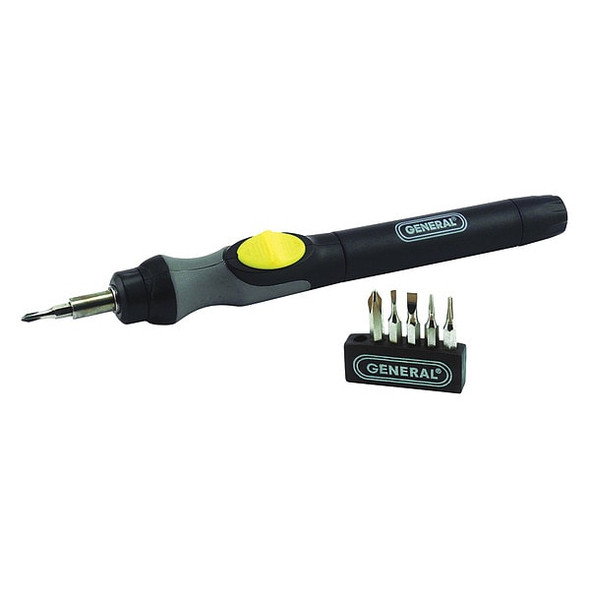 General Tools Cordless Screwdriver Kit,8 In. L 500