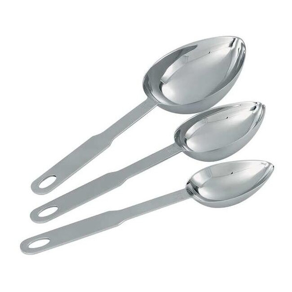 Vollrath Measuring Spoon Set of 4,Gray,SS 47054
