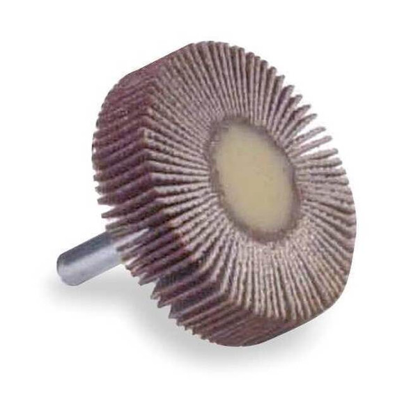 Norton Abrasives Flap Wheel,AO,3x1x1/4 In Shank,60G 63642502620