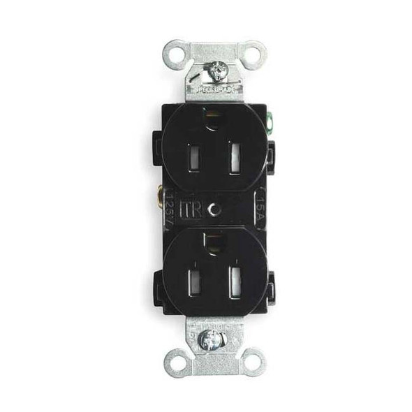 Hubbell Wiring Device-Kellems BR15BLKTR