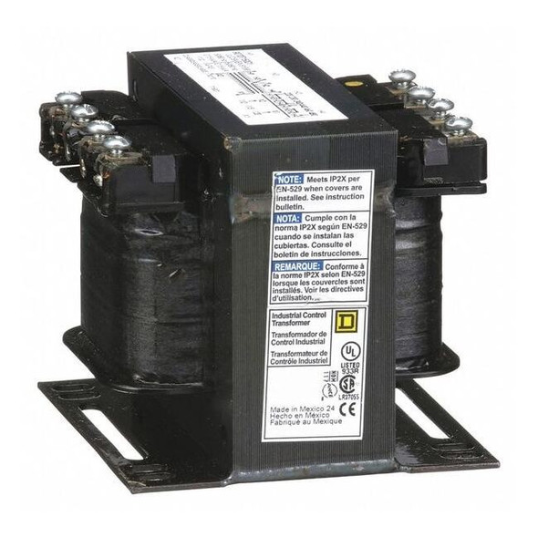 Square D Control Transformer, 150 VA, Not Rated, 120V AC, 240/480V AC 9070T150D1