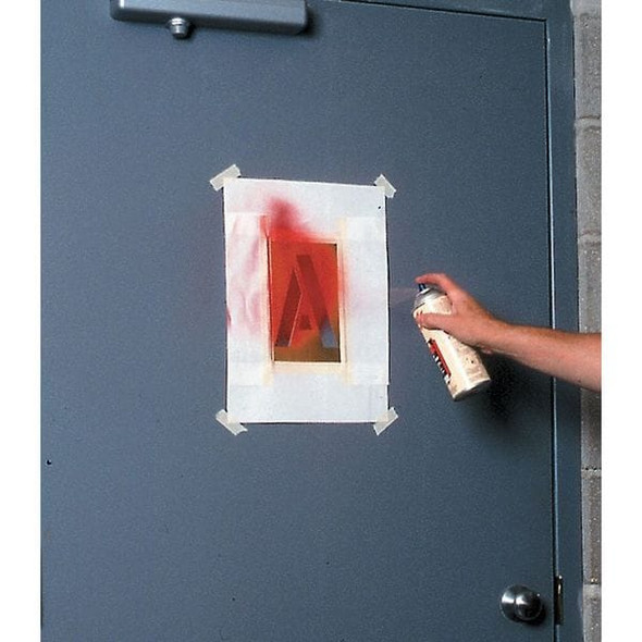 Stencil Kit, Combination Set, Letters and Numbers, 6 in Character Height, Gothic Font, Brass