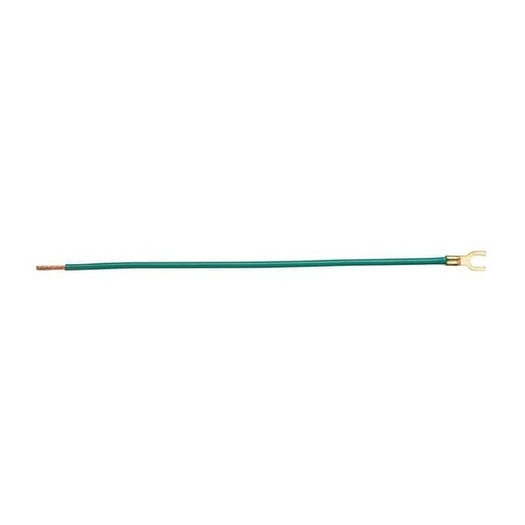 Ideal Pigtail Connector, Pigtail, Green, Pk25 30-3480
