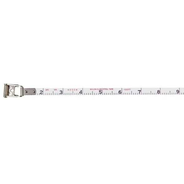 Keson 100 ft Engineer's Tape Measure, 3-8 in Blade NRS10100H