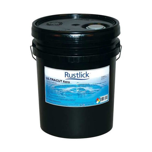 Rustlick Cutting Oil, Ultracut Aero, Soluble Oil, 5 gal, Pail, Light Brown 74405