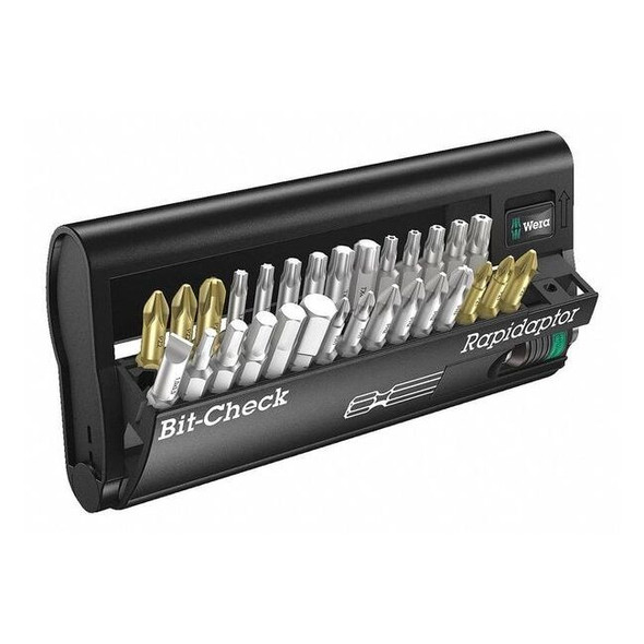 Wera 29 Piece Hex/Torx Bit Set, 1/4 in 05056440001