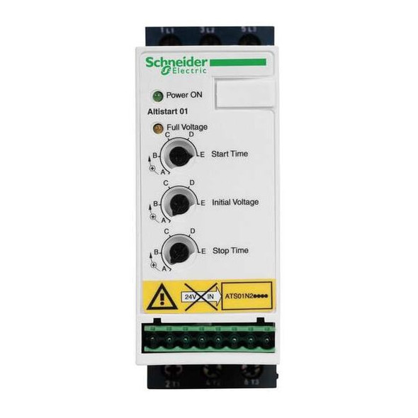 Schneider Electric Soft Start, With Bypass ATS01N206RT