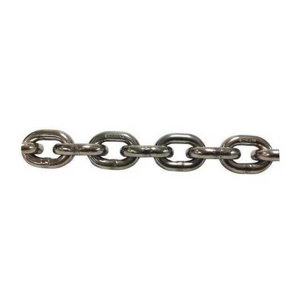 Pewag Straight Chain,316 SS,100'L,1,400 lb 38094/100