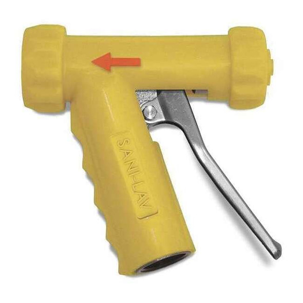 Sani-Lav Spray Nozzle, 3/4" Female, 150 psi, 7 gpm, Yellow N1AY
