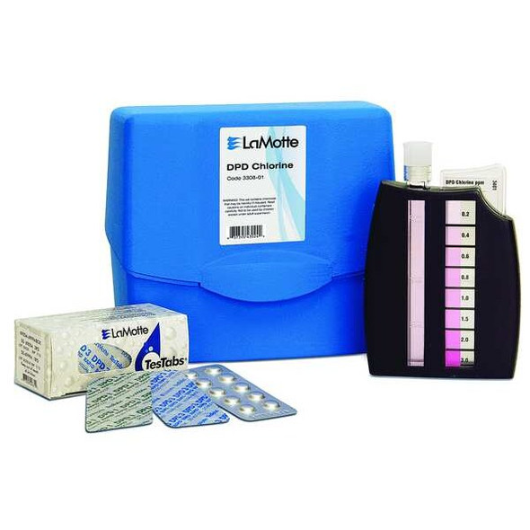 Lamotte Water Testing Kit,Chlorine,0.2 to 3 PPM 3308-01 Lamotte Water Testing Kit,Chlorine,0.2 to 3 PPM 3308-01