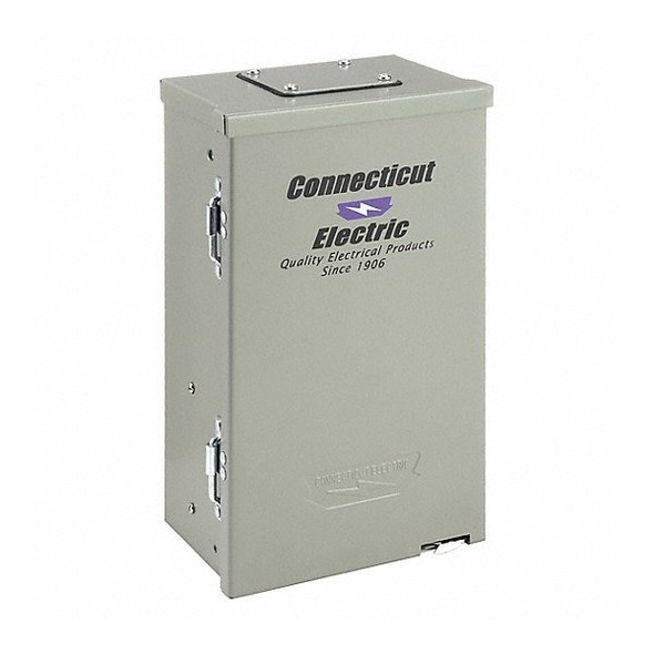 Surface Mount Outdoor Hard Wired GFCI, 30 A, 120/240V AC, Single Phase, NEMA 3R, 3 Outlets