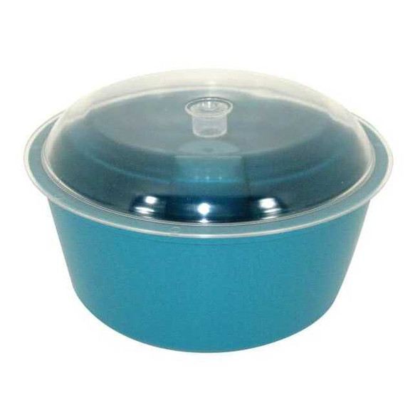 Raytech Vibratory Tumbler Bowl and Lid, 8In Dia. 23-005