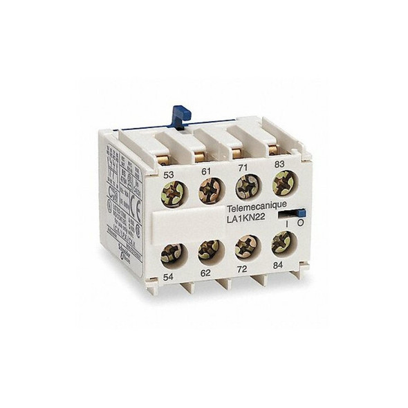 Schneider Electric IEC Contact Block,10A,2NO LA1KN20