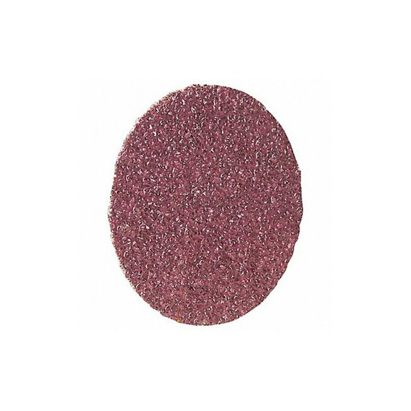 Norton Abrasives Quick Change Disc, AlO, 2in, 36G, TR, PK100 66261121019