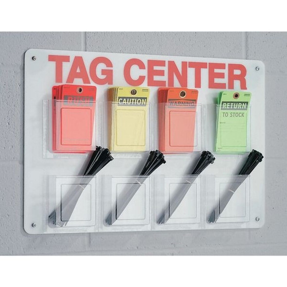Brady Tag Center,Unfilled,15-3-4 In. H TC8