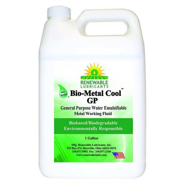 Renewable Lubricants Cutting Oil,1 gal,Bottle 86803