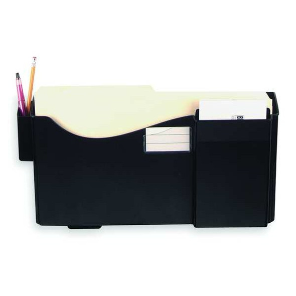 Officemate Wall File,Black,8 3/4in H 21720 Officemate Wall File,Black,8 3/4in H 21720