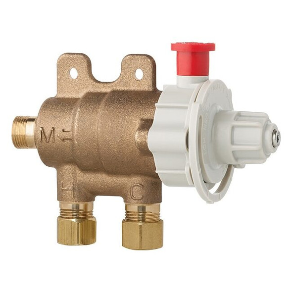 Chicago Faucet Mixing Valve,4.6 gpm,3-1/2" H,4-7/8" W 131-FMAB