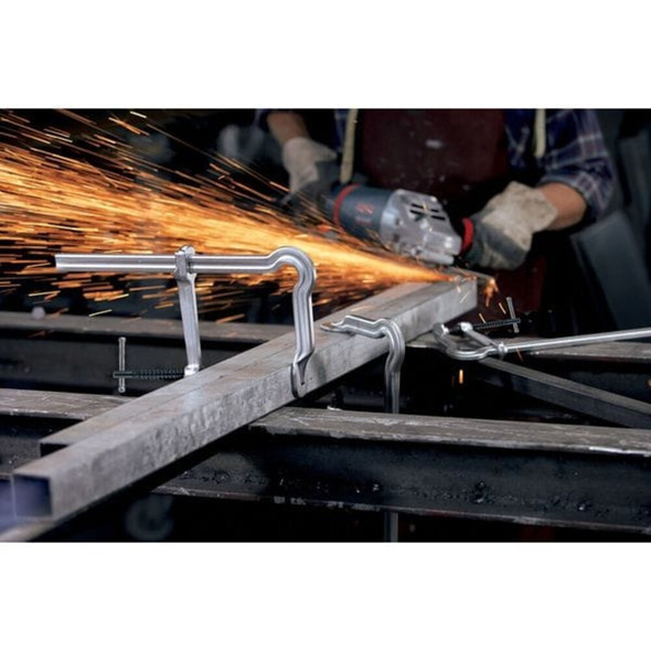 Bessey 18 in Bar Clamp, Steel Handle and 4 3-4 in Throat Depth RSC-18