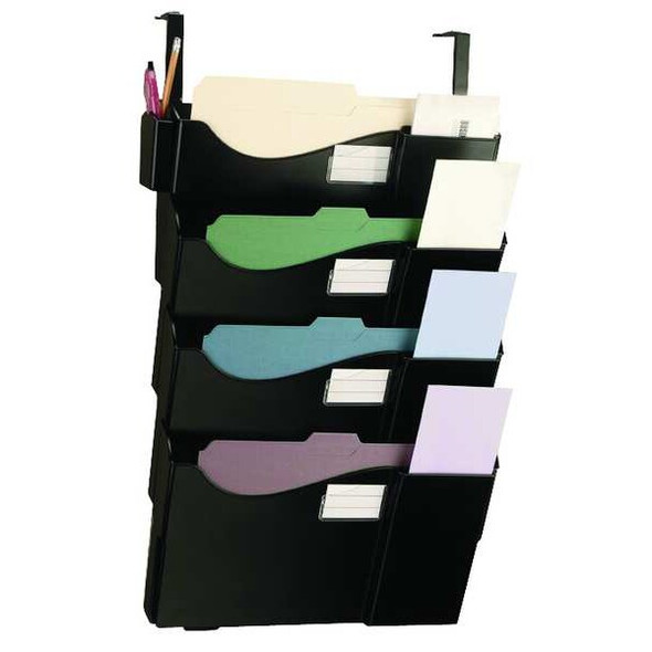Officemate Wall Rack,Letter/Legal,4 Pockets 21728