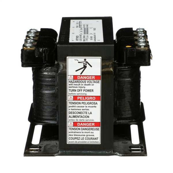 Control Transformer, 100 VA, Not Rated, 120V AC, 208/240/480V AC