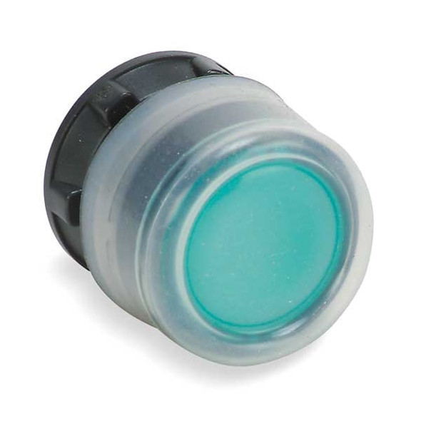 Push Button Operator, Flush, Momentary Action, Push Release, Illuminated, Green