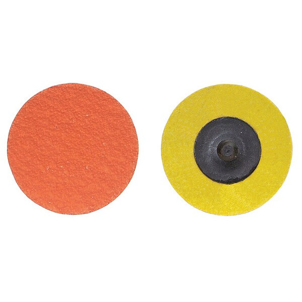 Norton Abrasives Quick Change Disc, CerAlO, 3in, 50G, TR, PK25 66261162330