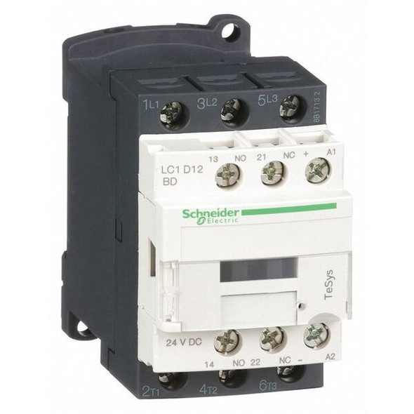 Square D IECMagneticContactor,NonReversing,24VDC LC1D12BD