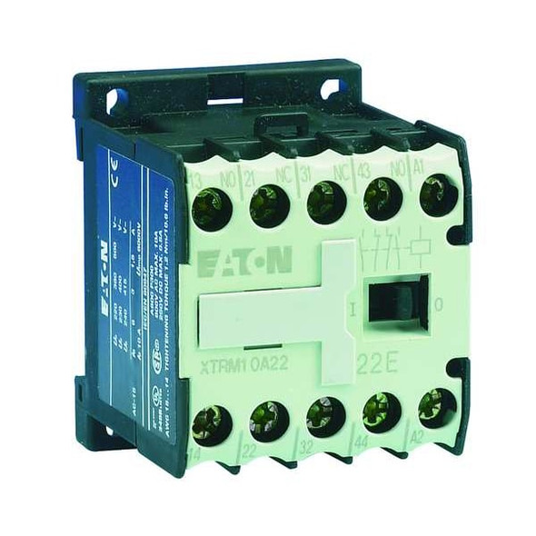 Eaton IEC Mini Control Relay,4NO,24VDC,10A XTRM10A40TD