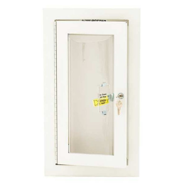 Loma Fire Extinguisher Cabinet, Semi Recessed, 20 3/4 in Height, 5 lb 7308-BB