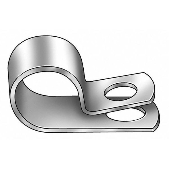 Manufacturer Varies Cable Clamp, Steel, 3/4 in Bundle Dia., Natural, 50 PK CO1209Z1