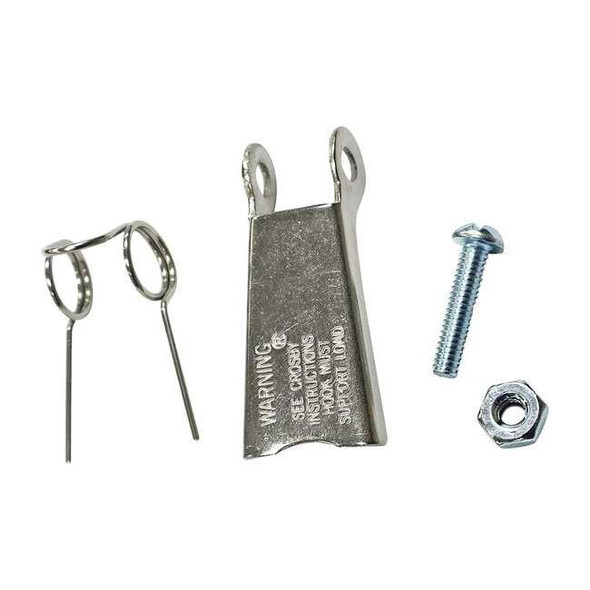 Crosby Spring Latch,Stainless Steel,Silver 1090107