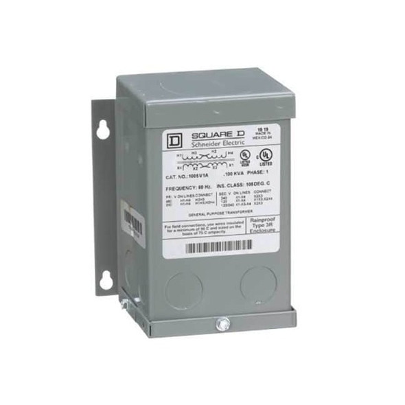 General Purpose Transformer, 100 VA, NEMA 3R, 120/240V AC, 240/480V AC