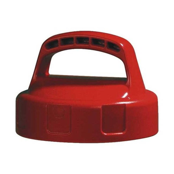 Oil Safe Storage Lid,Red,Plastic,4 in H 100108