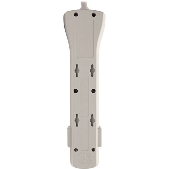 Tripp Lite Power Strip, Surge, 7 5-15R, 5-15P, 15 ft., Light Gray SUPER 7 TEL 15