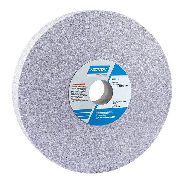 Norton Abrasives Grinding Wheel, T1, 8x1x1-1/4, AO, 60G, PK5 66253044624
