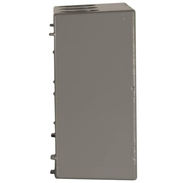 Weatherproof Electrical Box, 30.2 cu in, Double Gang Box Type, 2 Gangs, Aluminum, Square Shape