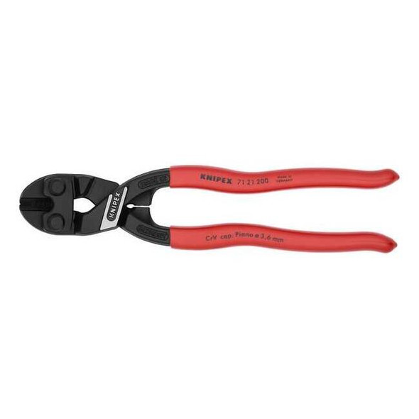 Knipex Mini Bolt Cutter,Steel,8 In. L 71 21 200 SBA