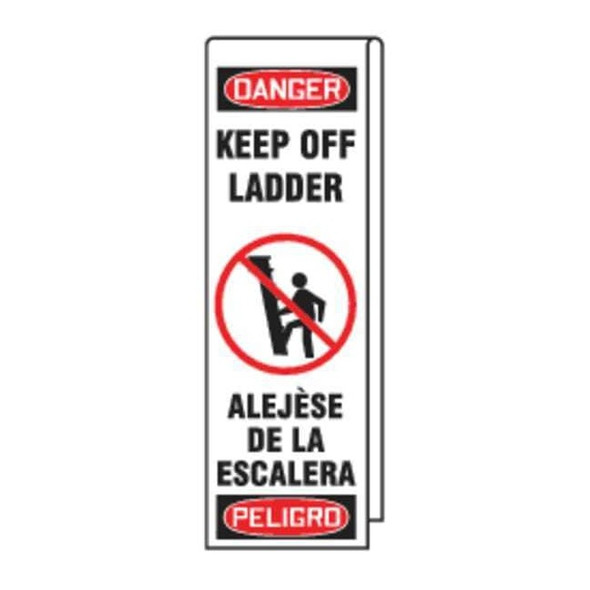 Accuform Ladder Shield Wrap,Danger Keep Off KLB763