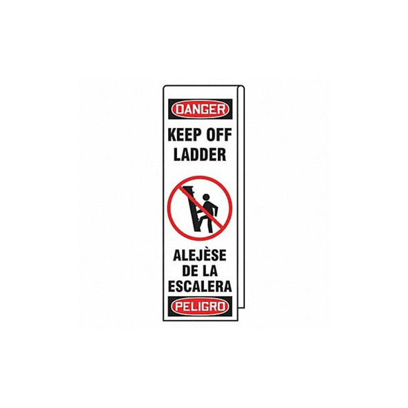 Accuform Ladder Shield Wrap,Danger Keep Off KLB763