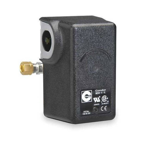 Pressure Switch, Standard, DPST, 1 Ports, 1/4" FNPT, 20 to 105 psi Range