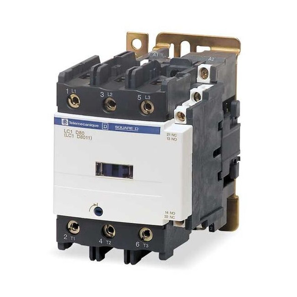 IEC Magnetic Contactor, 1NC/1NO, 24V AC, 3 P, Non-Reversing, Screw Clamp