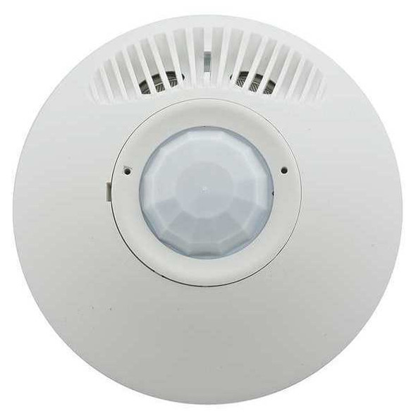 Ceiling Mount Sensor, Occupancy, Photocell, Hard Wired, White, 1,000 sq ft, LED