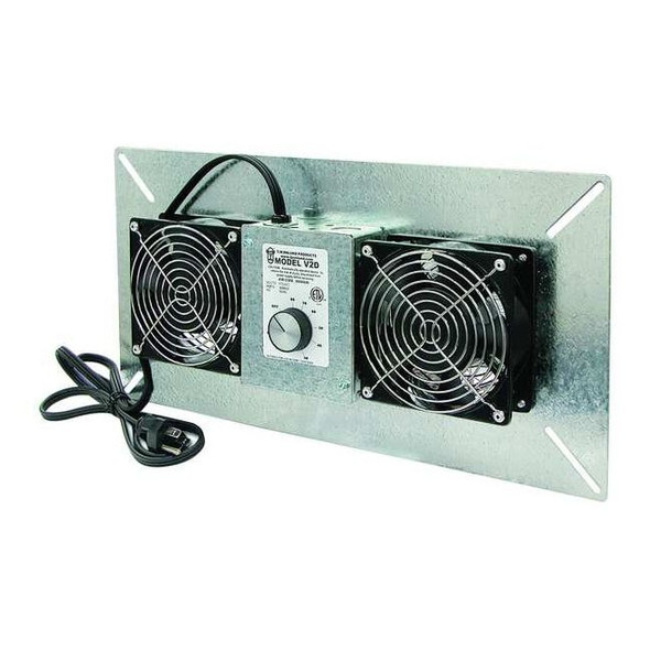 Tjernlund Products 220 cfm Crawl Space Fan, Automatic V2D