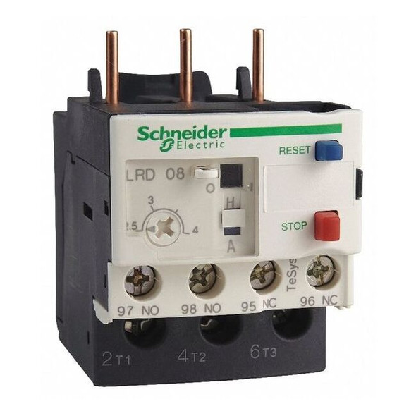 Overload Relay, 1NC/1NO, 0.10 A Min current, 0.16 A Max current, 690V AC